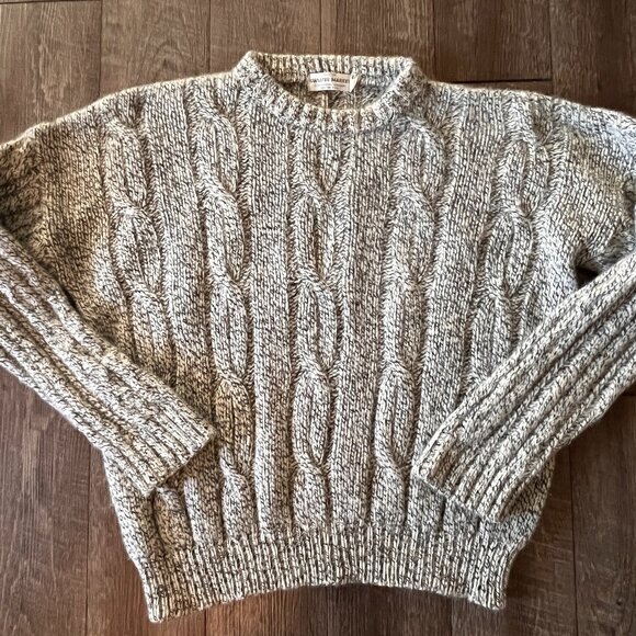 Vintage 100% Wool Nordic Copenhagen Denmark Chunky Seas Knit For Sweater Market - Picture 11 of 15